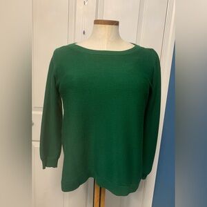 Cyrus Vibrant Green Crew Neck Sweater